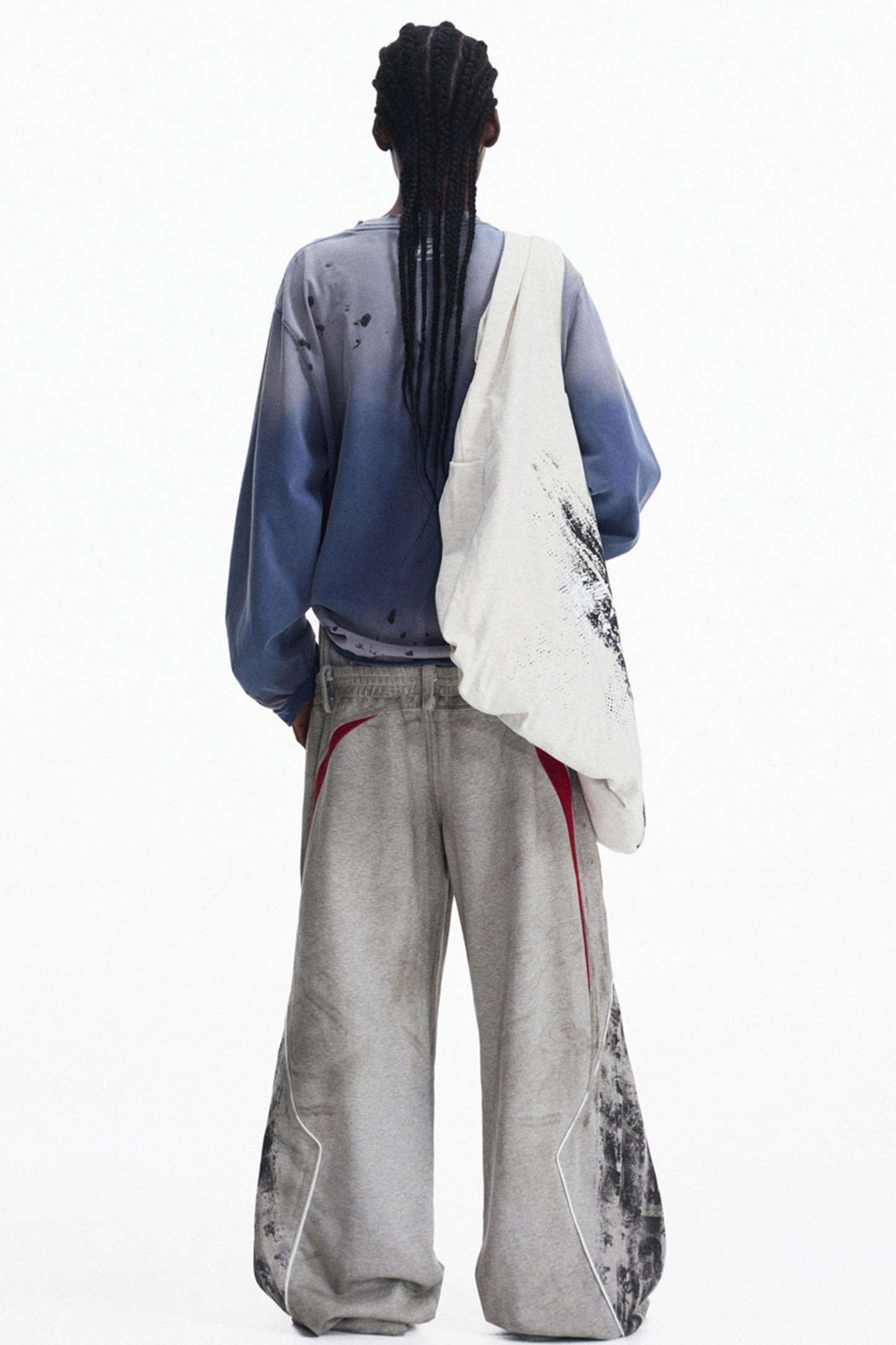 Aged Print Long Sleeve T-Shirt