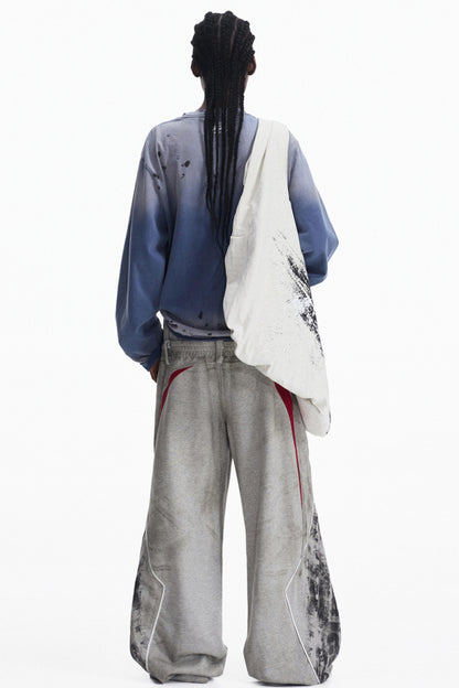 Aged Print Long Sleeve T-Shirt