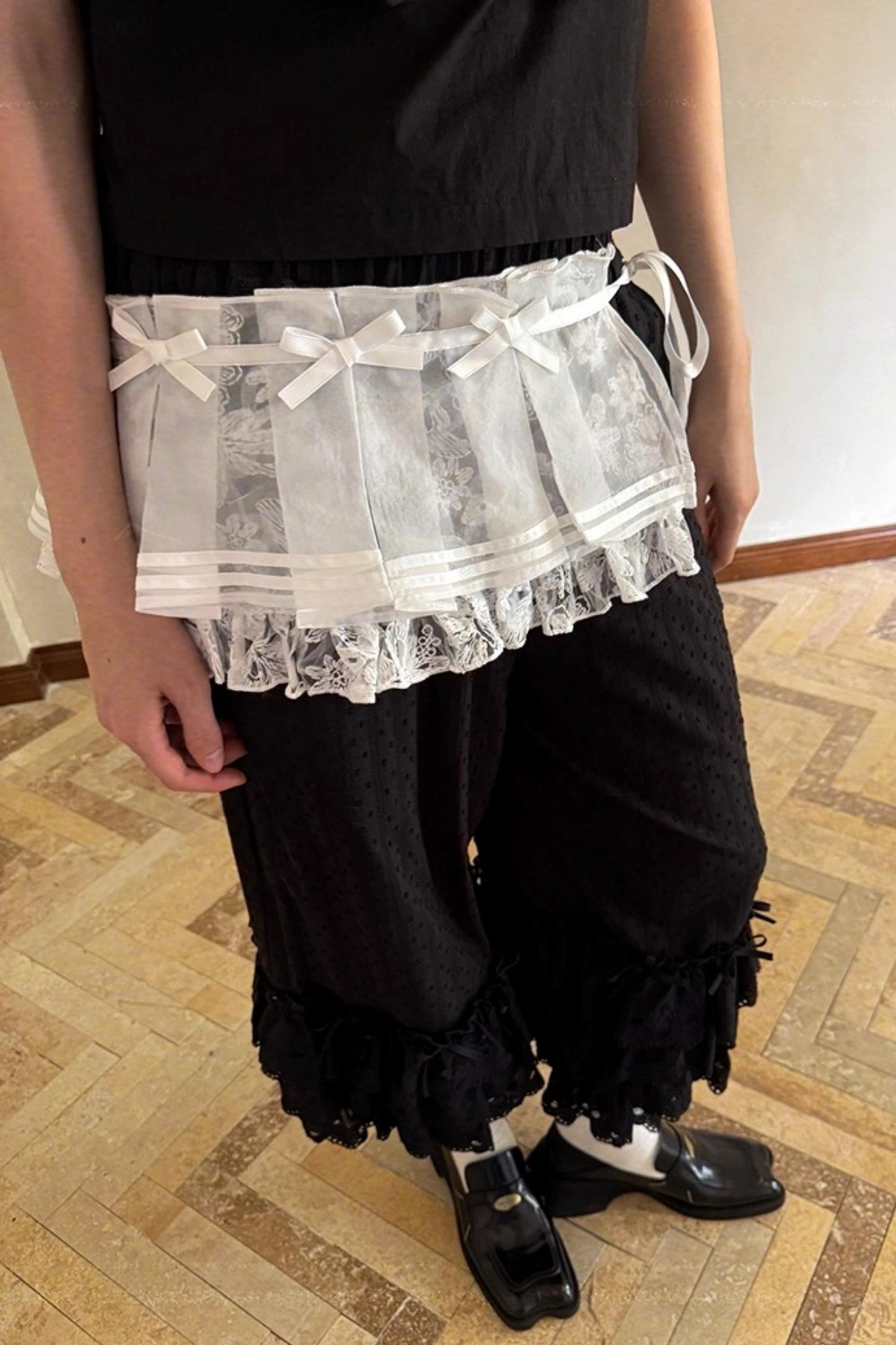 Pleated Tulle Skirt