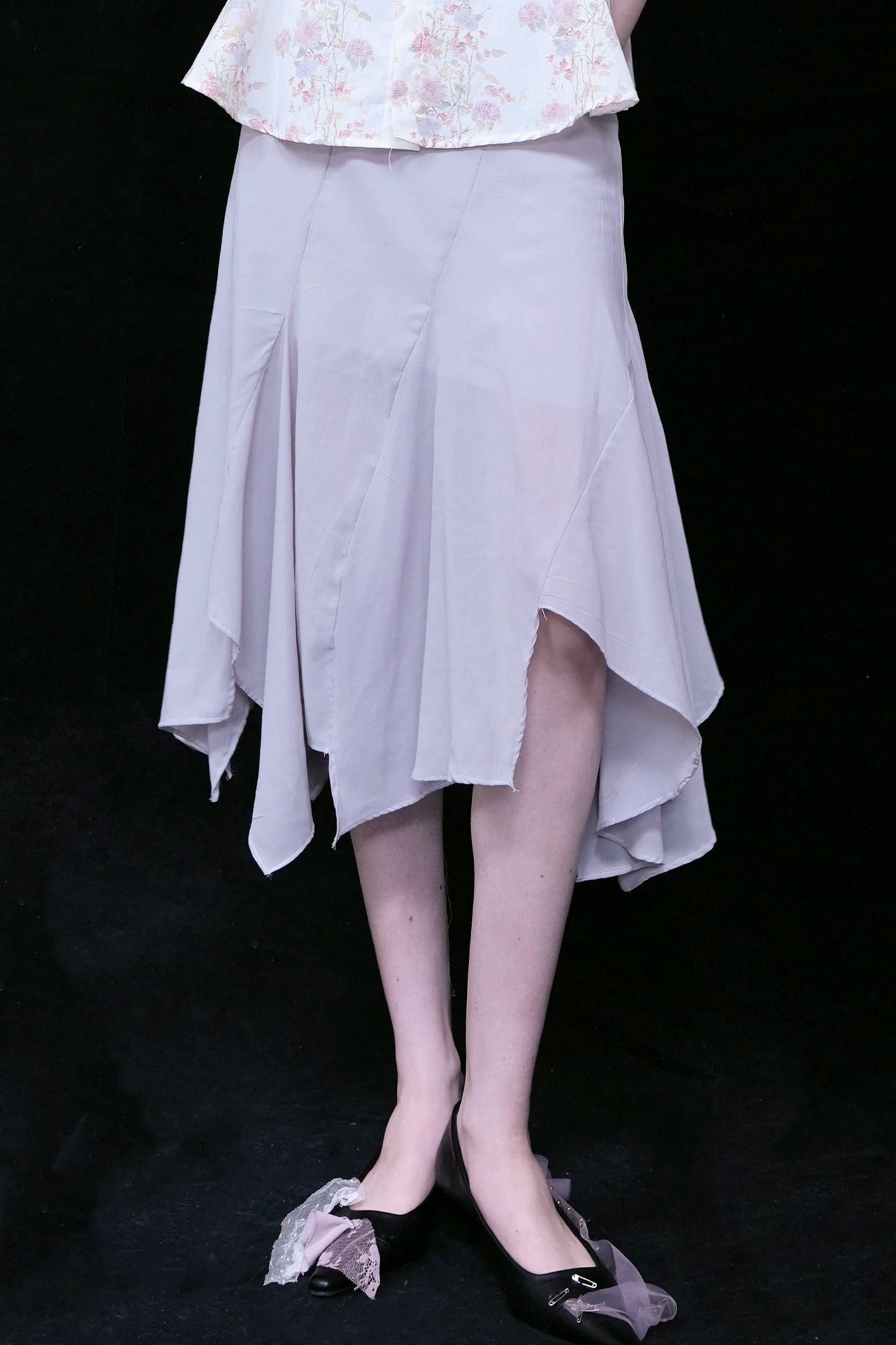 Vintage Irregular Fishtail Skirt