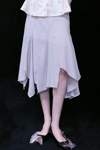 Vintage Irregular Fishtail Skirt