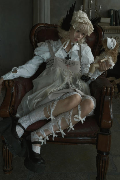 Cross Wing Mesh Doll Dress