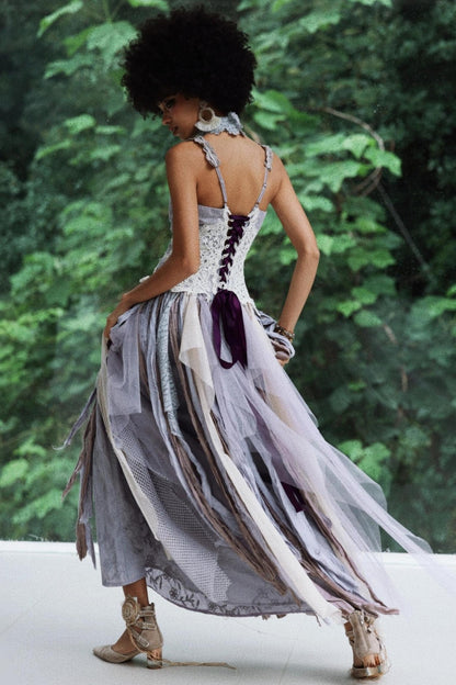 Wandering Wind Purple Dress Set-Up