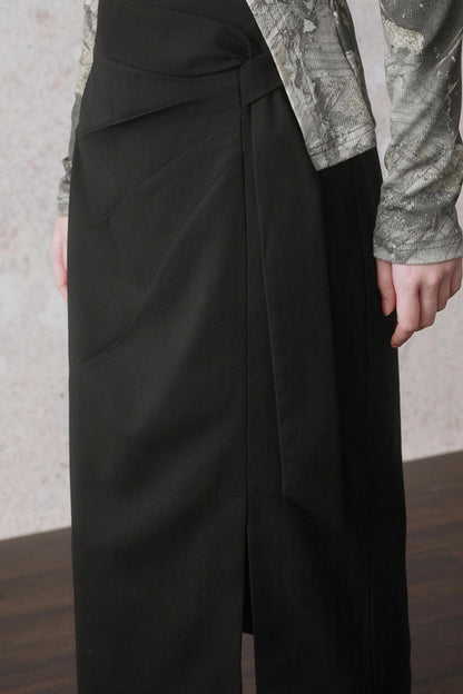 College Style Dark Design Skirt