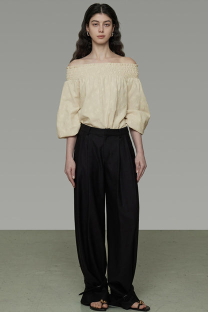 Effortless Chic One-Shoulder Blouse