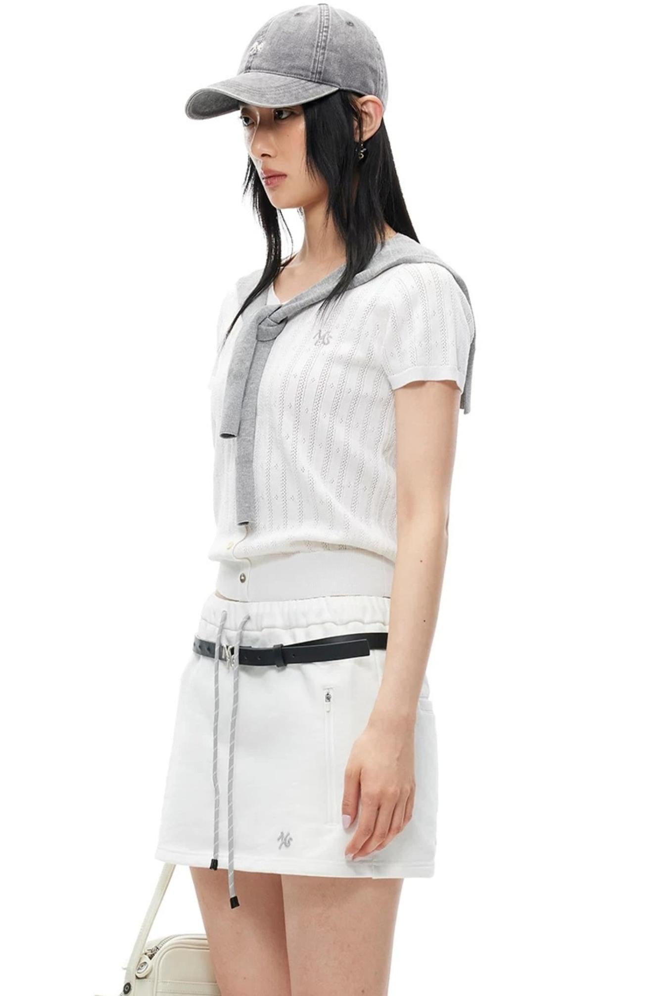 Tencel Linen Color-Block T-Shirt