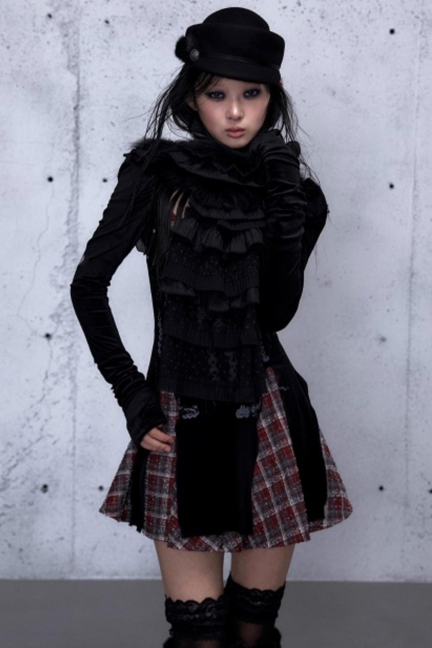 Romantic Lace Layered Scarf