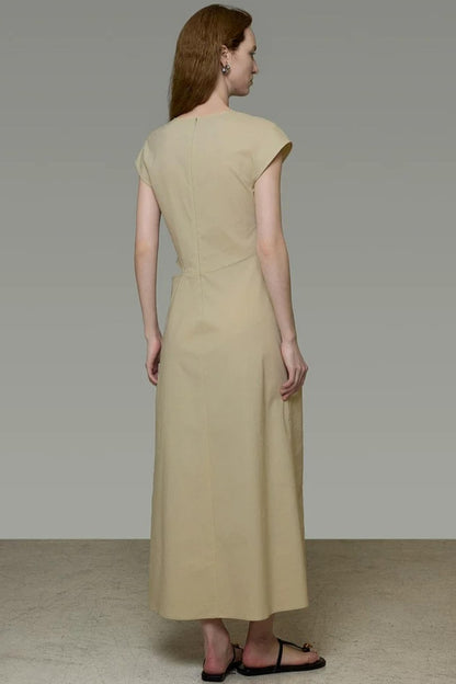 French Pleated Summer Dress