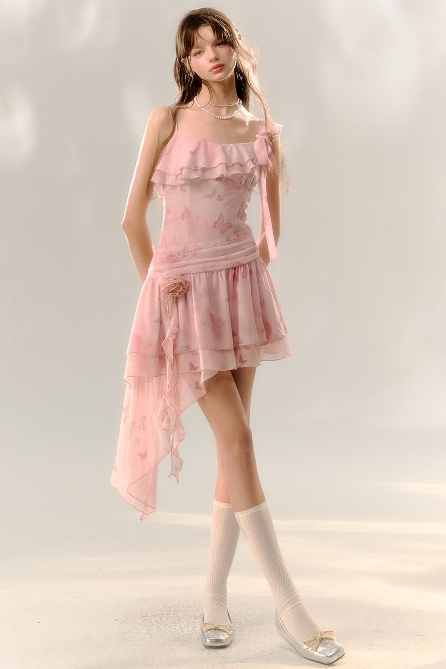 Pink Butterfly Dreams Streamer Dress