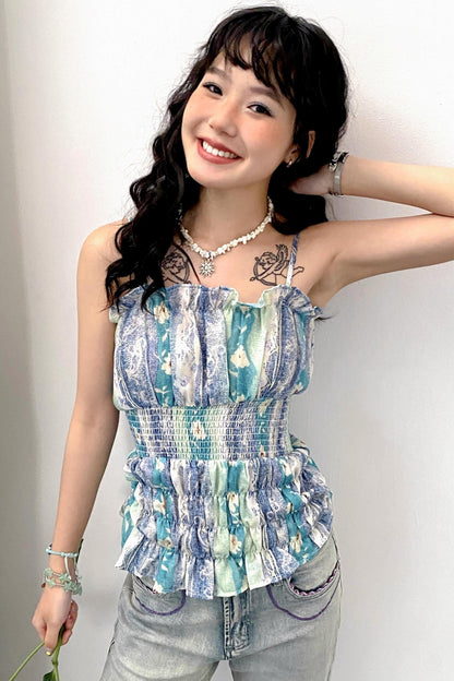 Mist Drawstring Camisole