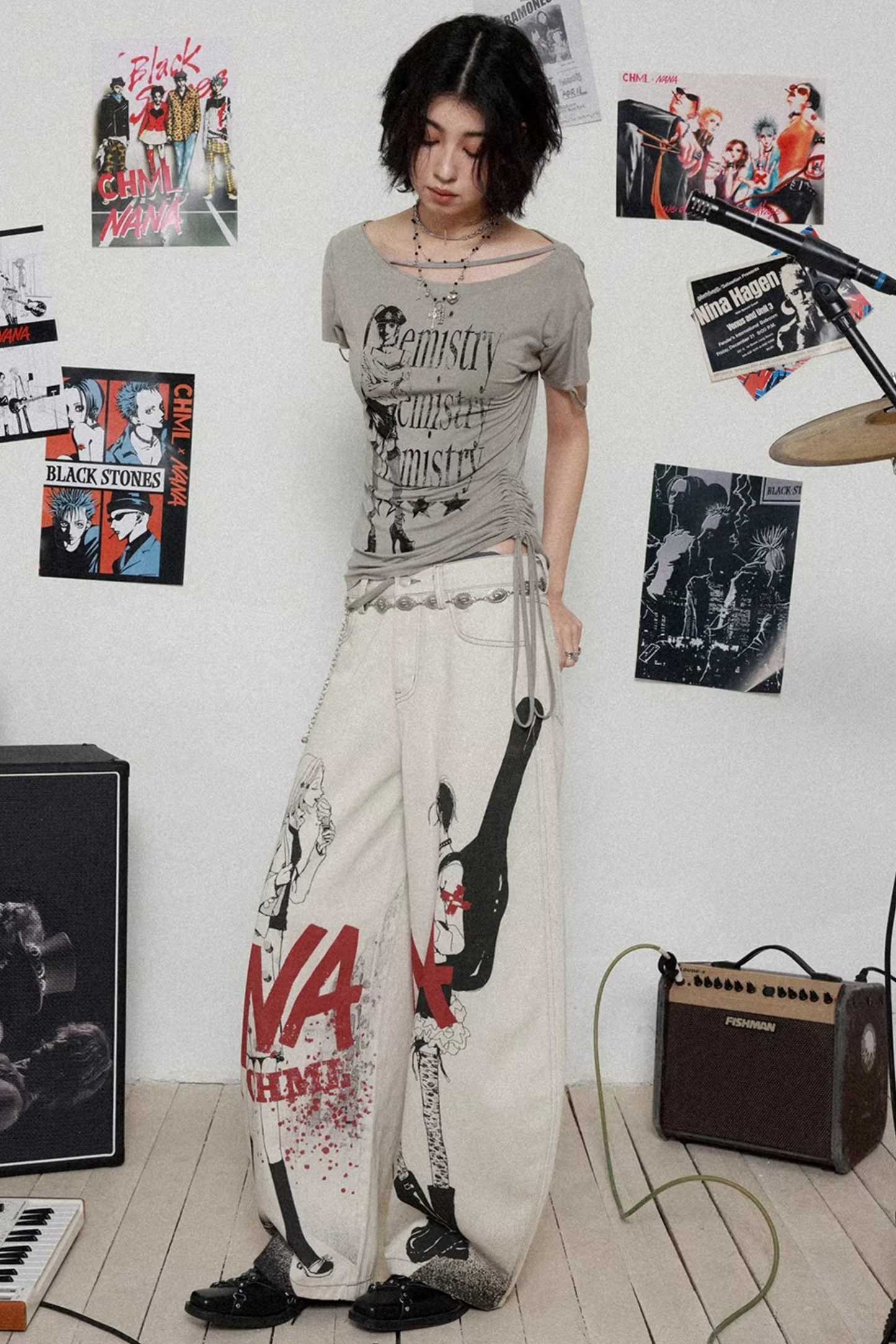 Ripped Off-Shoulder Blouse