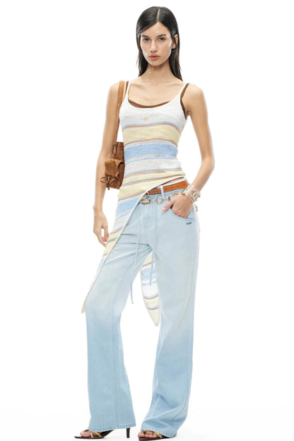 Loop Yarn Striped Camisole