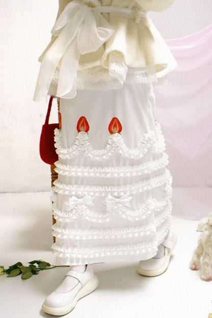 Happy Strawberry Cake Skirt