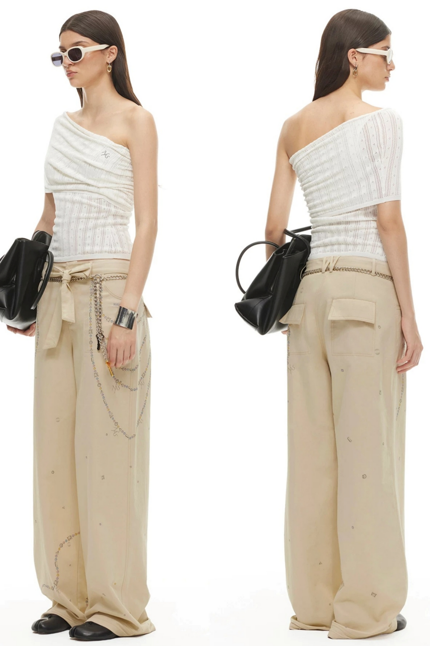Asymmetrical Tencel Linen Top