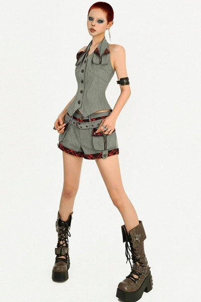 Original V-Neck Suit Shorts