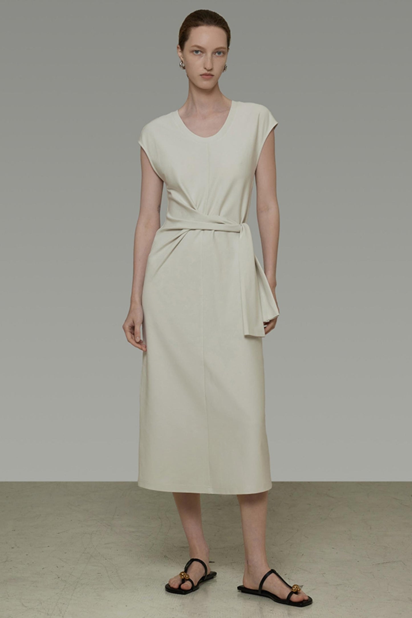 Summer Asymmetric Tie Dress