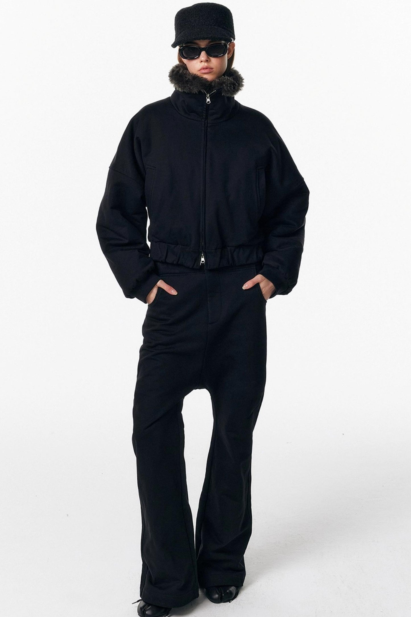 Micro-Flared Walking Pants