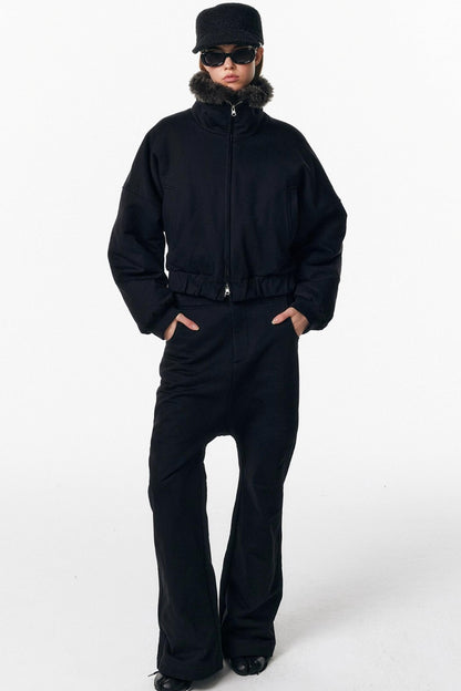 Micro-Flared Walking Pants