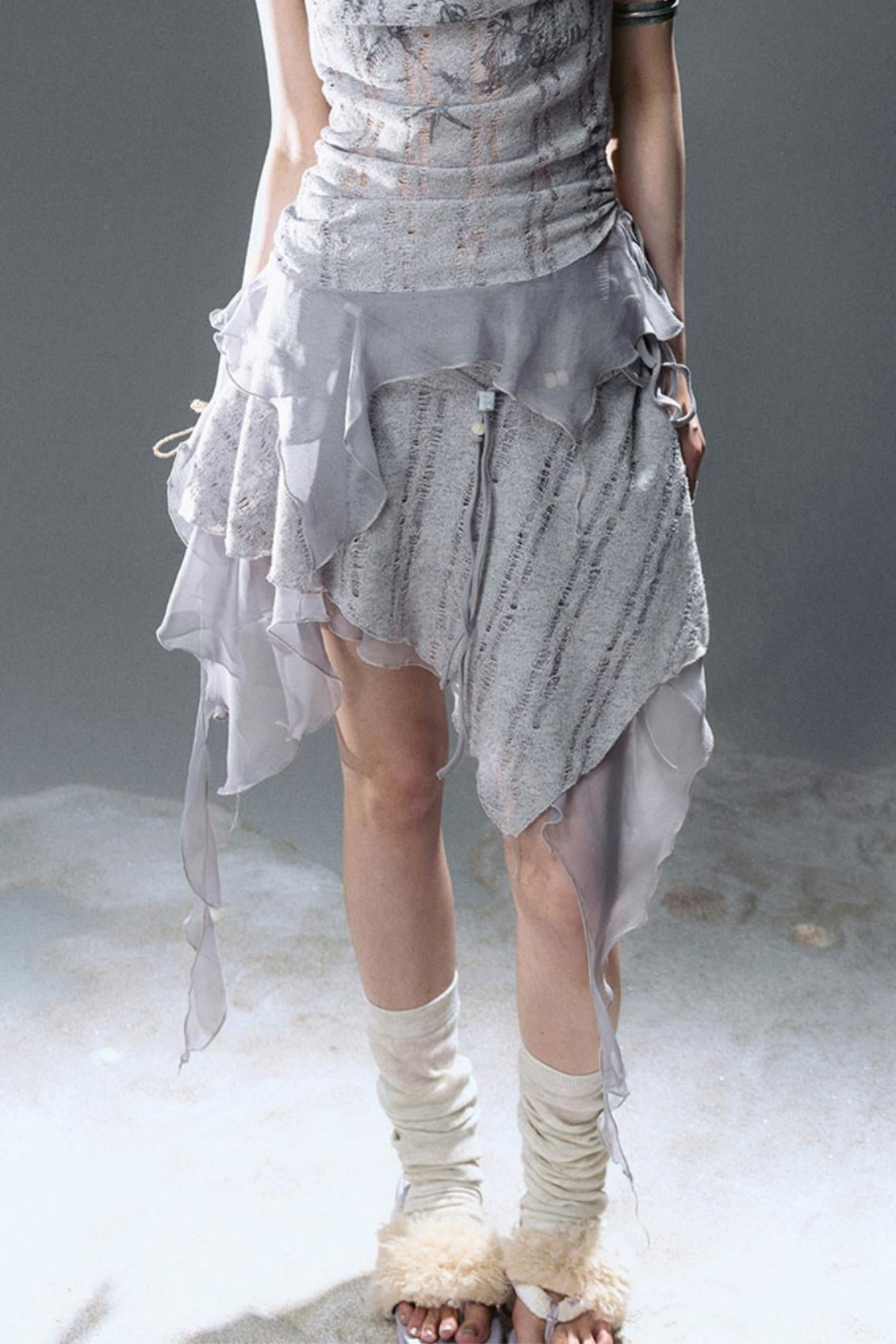 Misty Patchwork Skirt