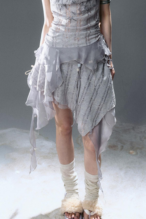 Misty Patchwork Skirt