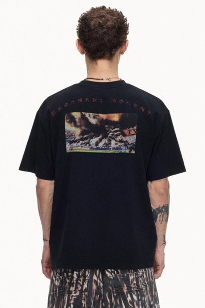 Retro-Football-Baumwolltop mit Kunstmotiv