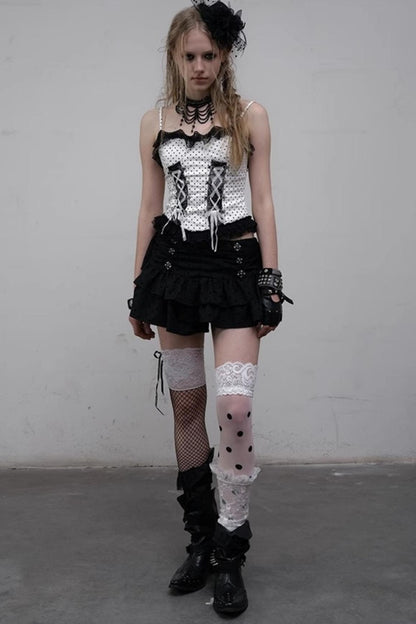 Gothic Lace Mini Top