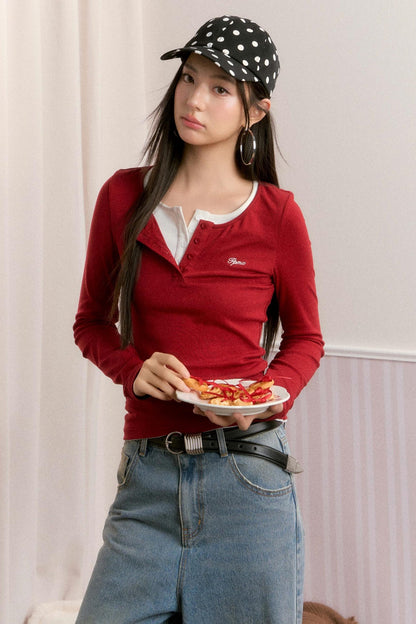 Slim Long-Sleeved Shirt