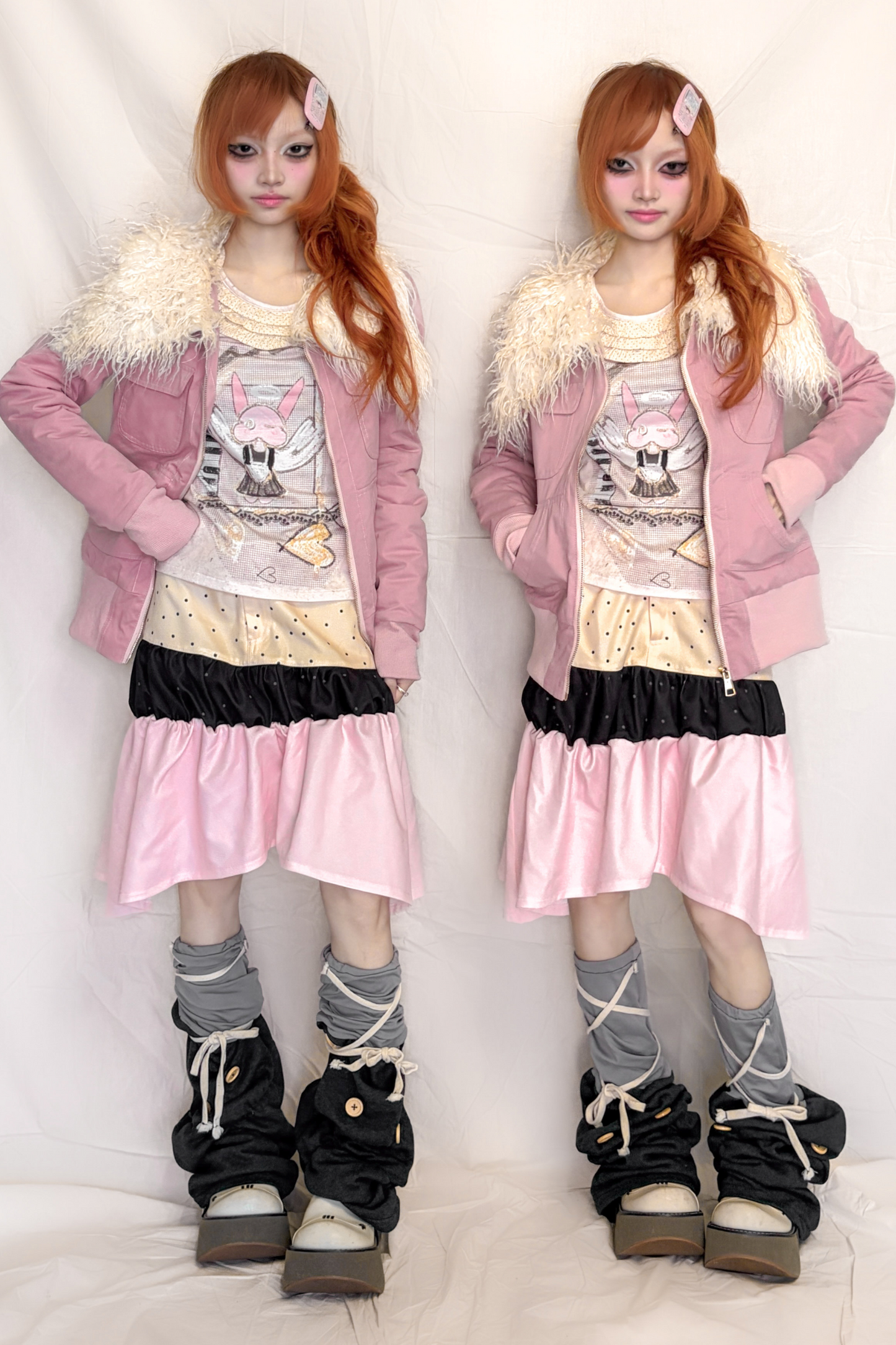 Slim-Fit Plush Collar Jacket
