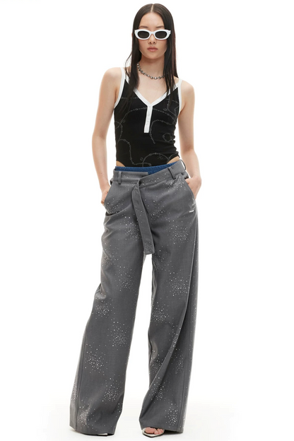 Color-Blocked Slim-Fit Camisole