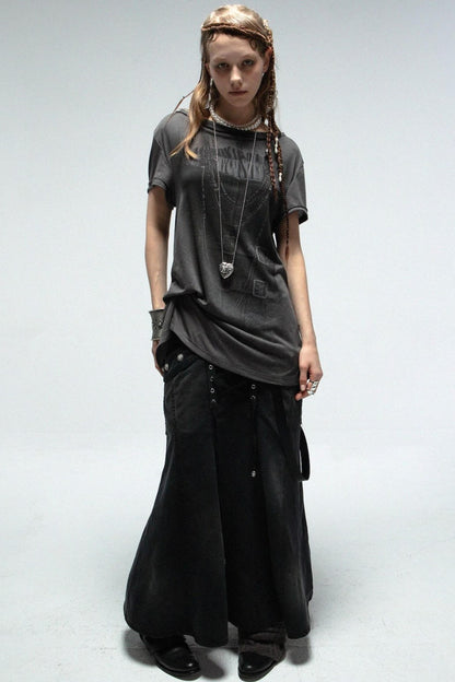 Short Sleeve Button Tee