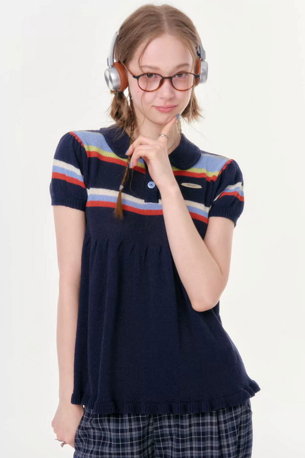 Dream Rainbow Knitted T-Shirt