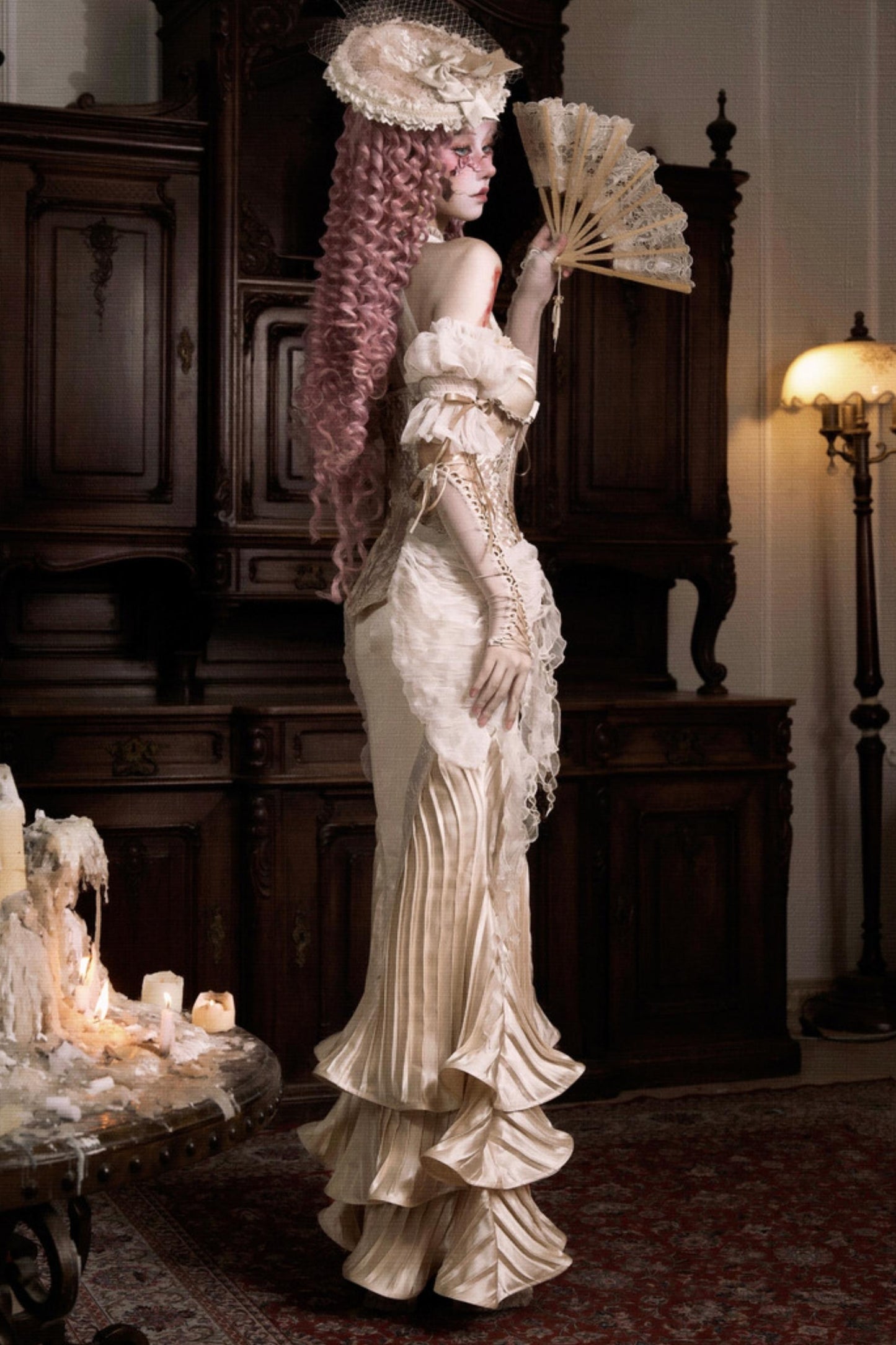 Rococo Satin Mermaid Skirt