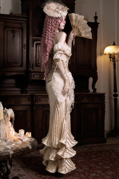 Rococo Satin Mermaid Skirt