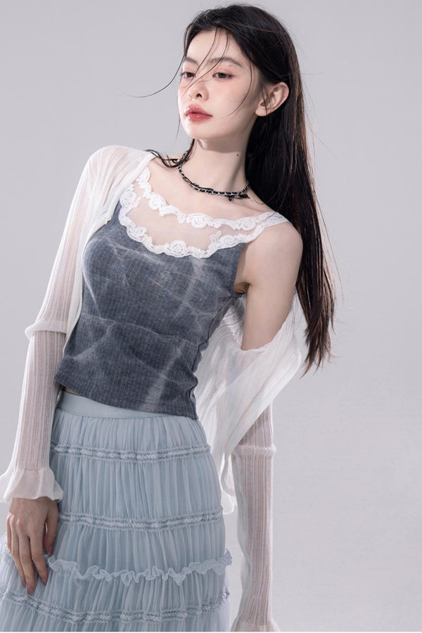 Ghostly Lace Tank
