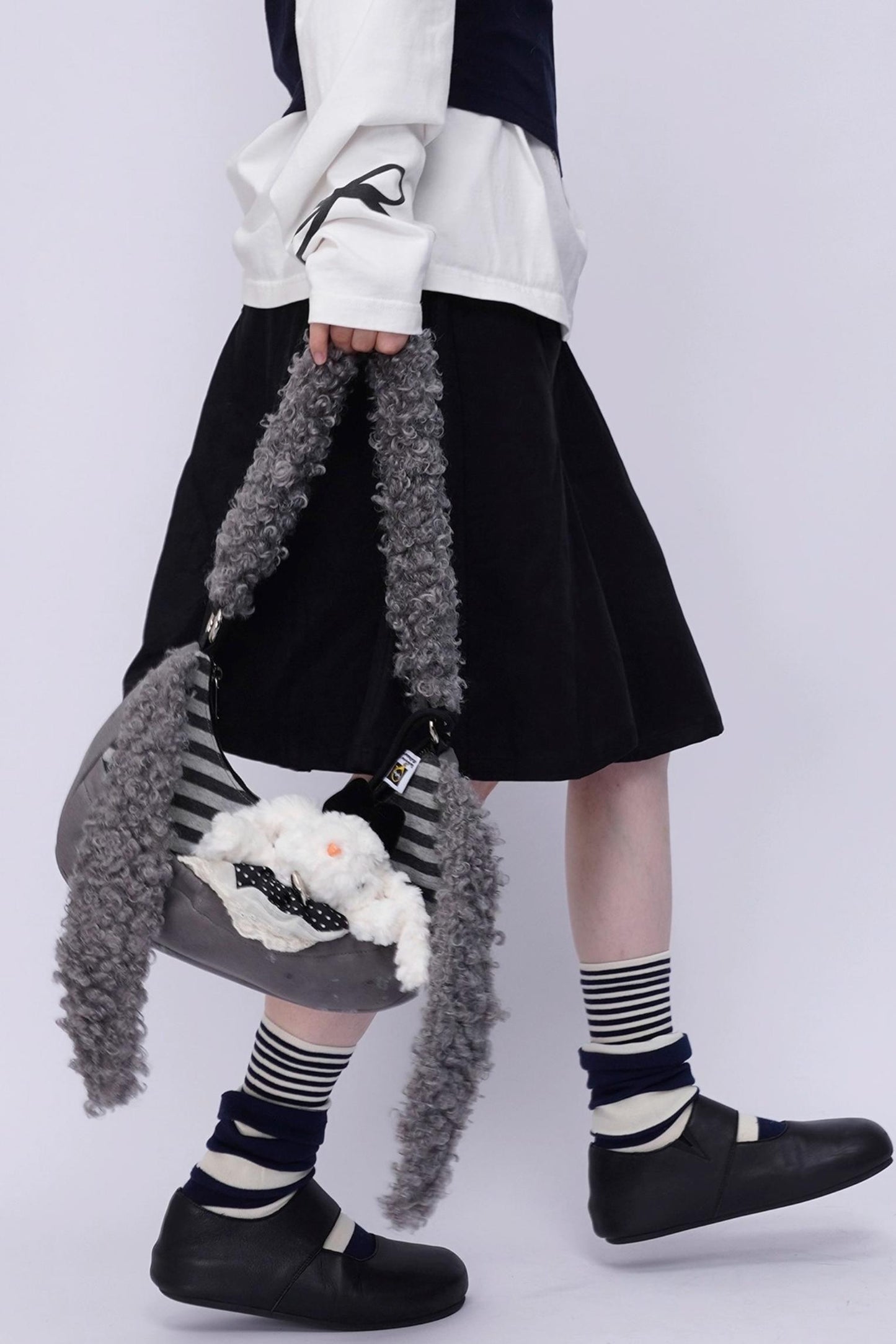 Rabbit Plush Crossbody Bag