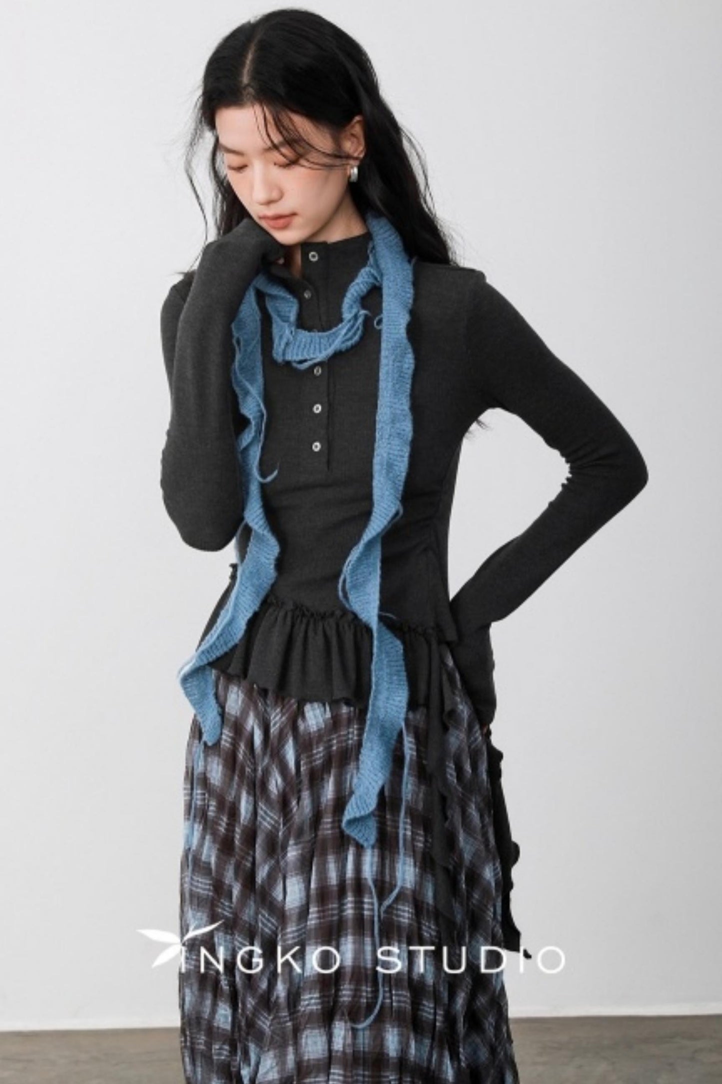 Smoke Gray Deconstructed T-shirt