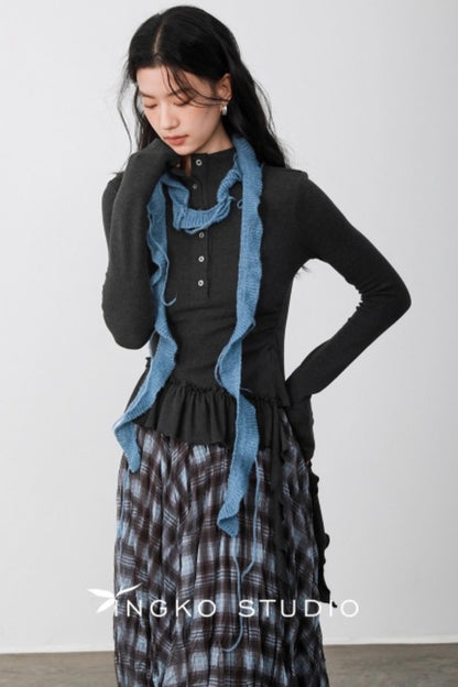 Smoke Gray Deconstructed T-shirt