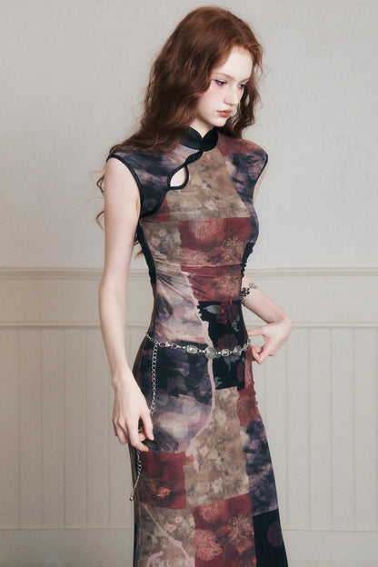 Vintage Chinese Cheongsam Dress