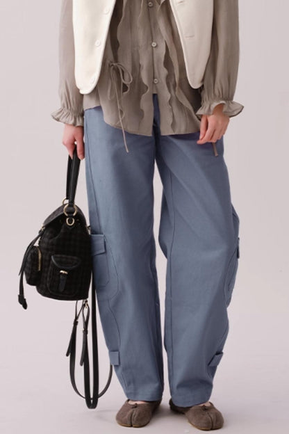 Rosa Retro Cotton Cargo Pants