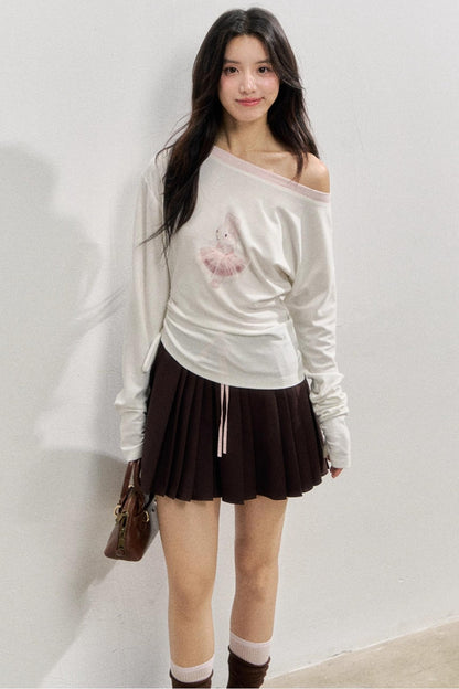 Rabbit Cotton Long-Sleeved T-Shirt