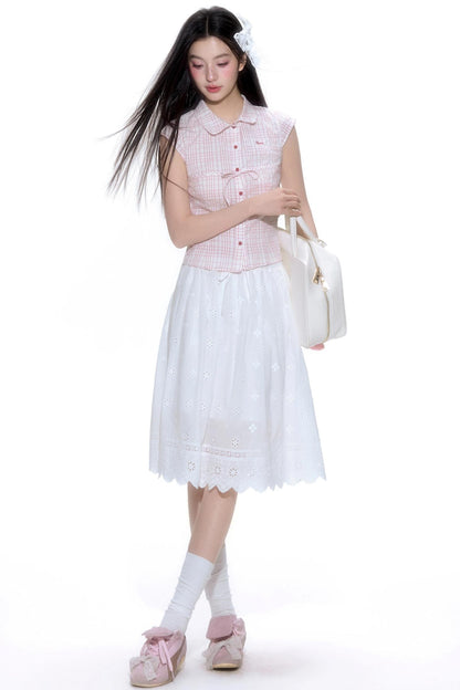 Short-Sleeve Color Block Shirt