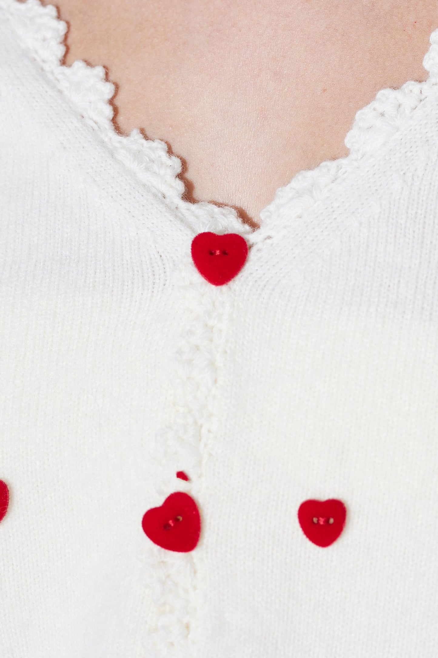 Crafted Woolen V-Neck Top