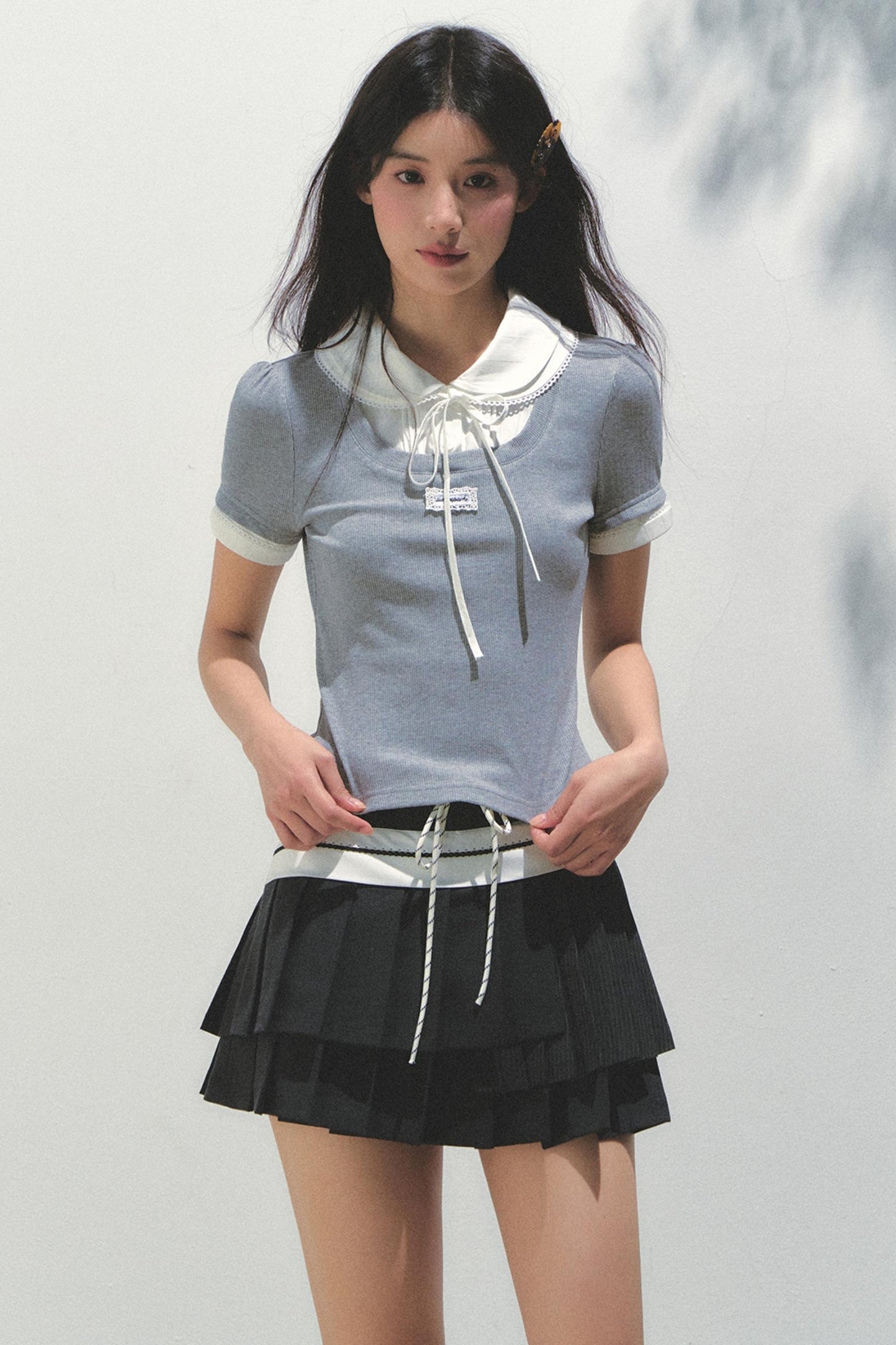 Chic Vintage Peplum Skirt