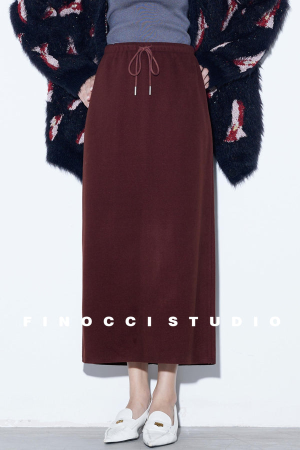 Sheep Wool Minimalist Skirt