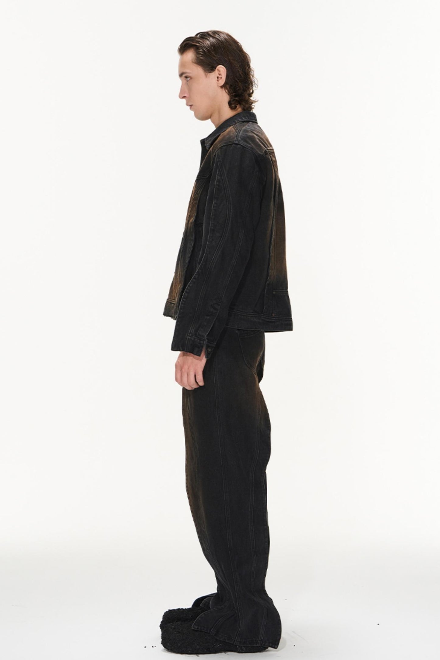 Aged Fall Denim Jacket