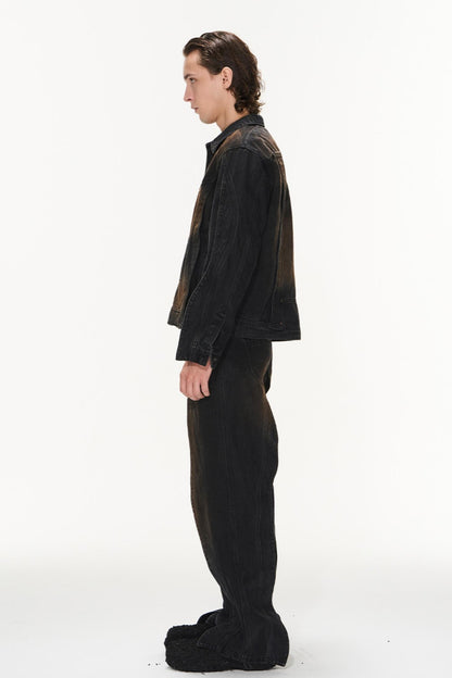 Aged Fall Denim Jacket