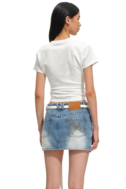 Classic Hourglass Embroidery Top
