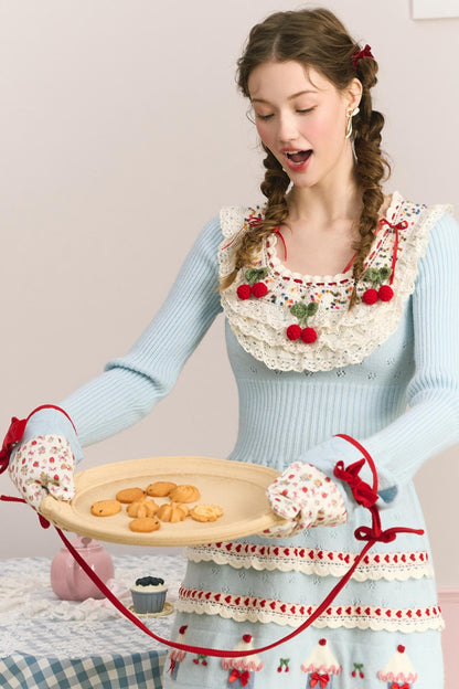 Berry Cake Heavy Work Knit Dress