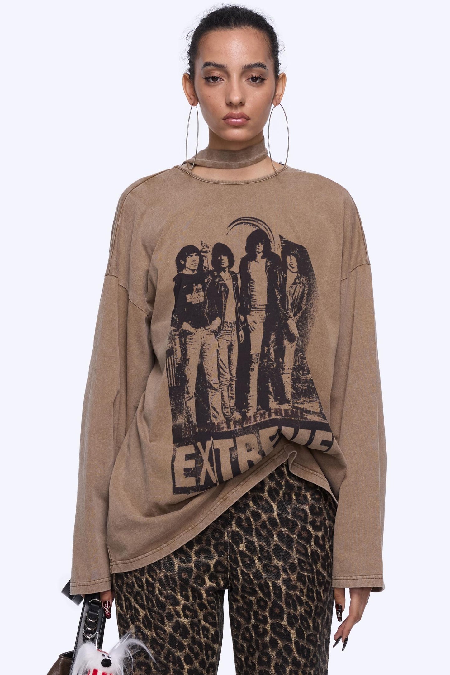 Backless Long Sleeve Tee