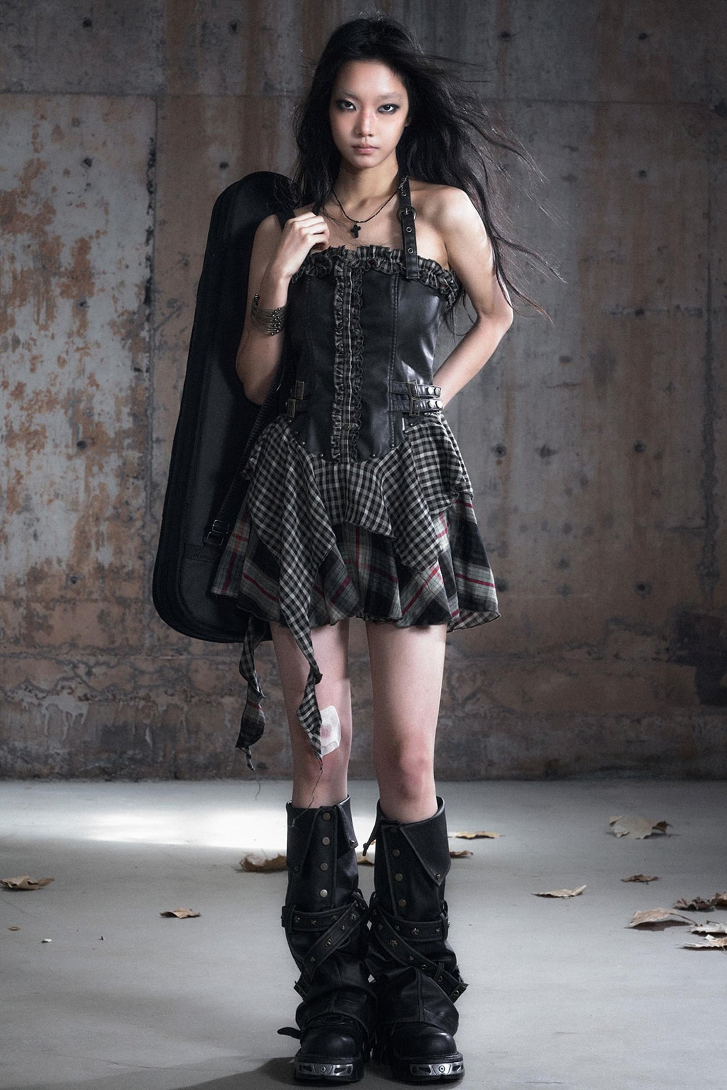 Polished Leather Boot Cover